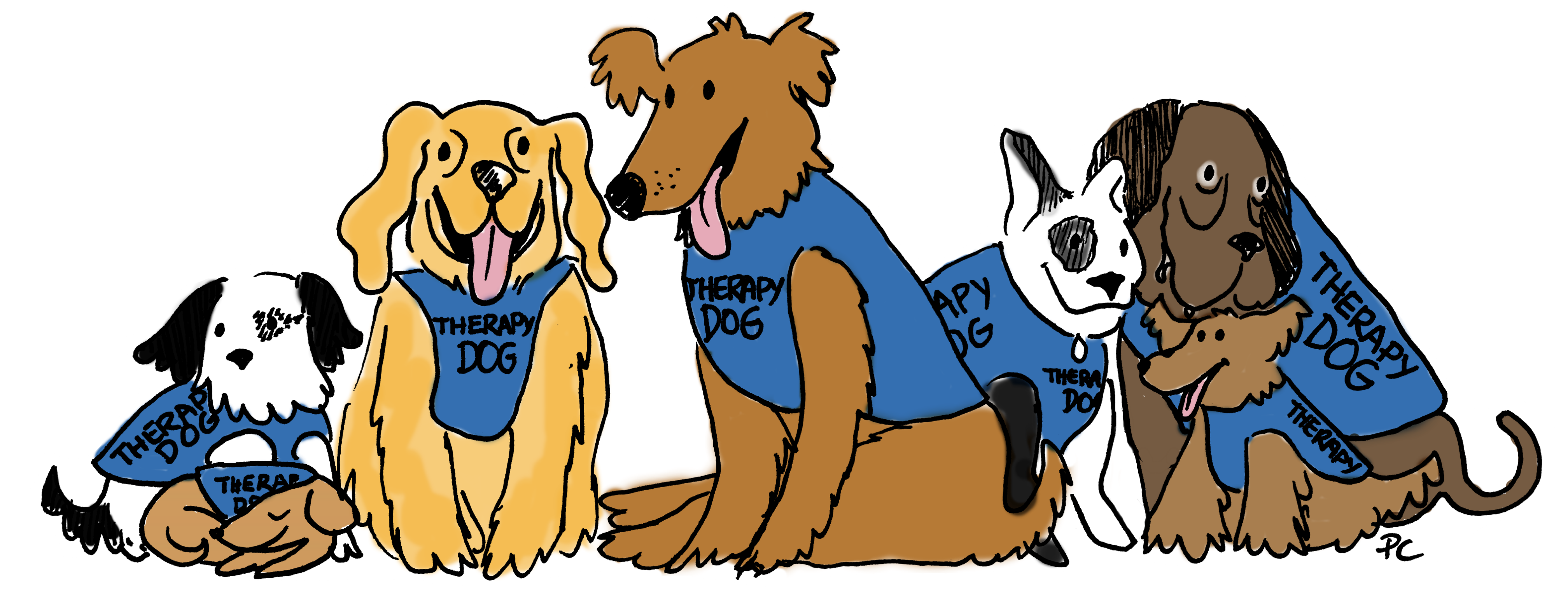 Επίσκεψη θεραπευτικού σκύλου